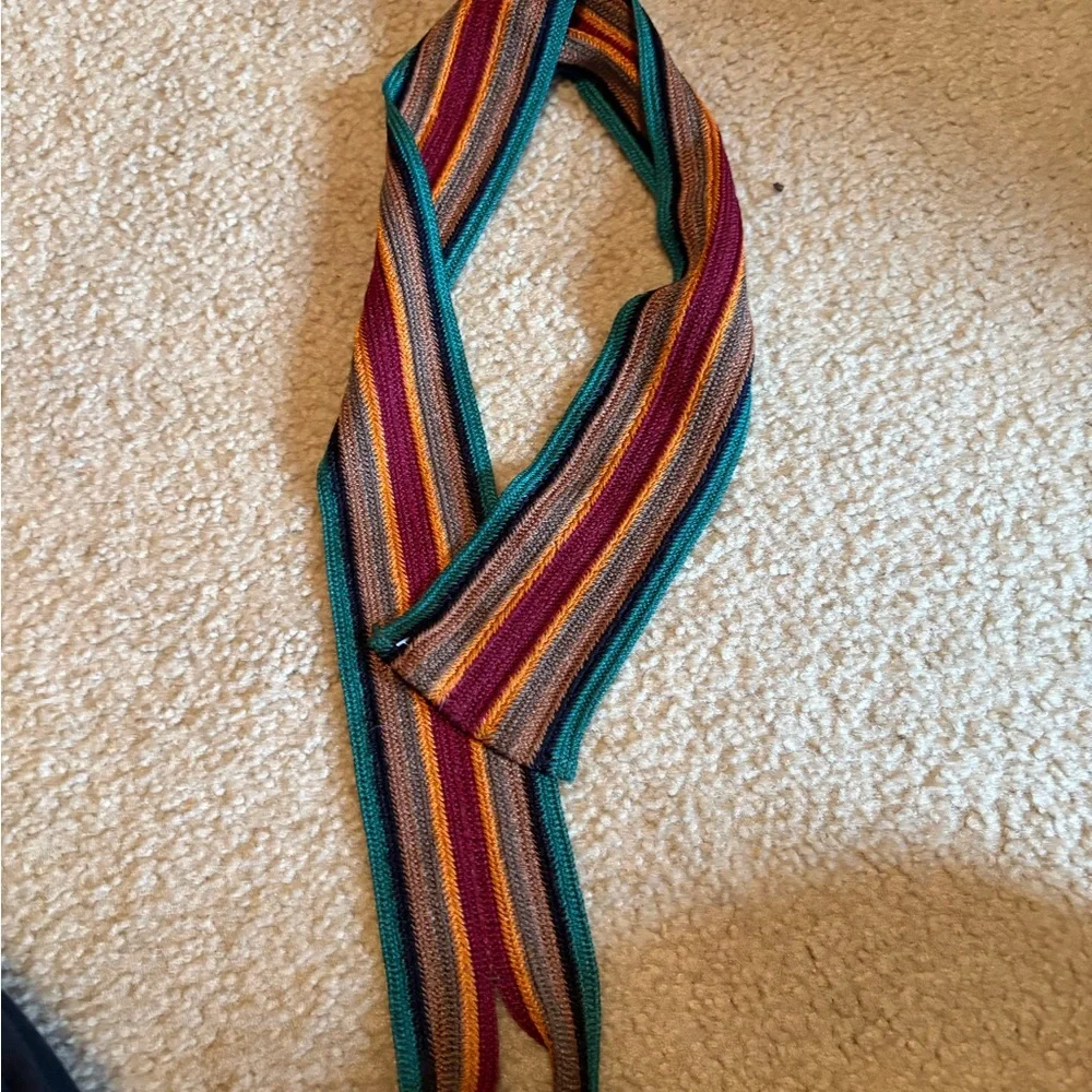 Christian Dior Sportswear Vintage Striped Knit Scarf – Rare Retro Piece